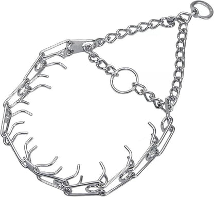 Herm Sprenger Ultra-Plus Prong Dog Training Collar, Chrome, 3.25 mm x 20" Neck Size; 22" Chain Length