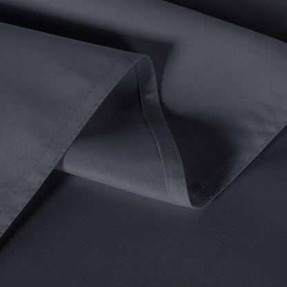 sancua 2 Pack Dark Grey Tablecloth 60 x 120 Inch, Rectangle 8 Feet Table Cloth - Stain and Wrinkle Resistant Washable Polyester Table Cover for Dining Tables, Buffet Parties and Camping