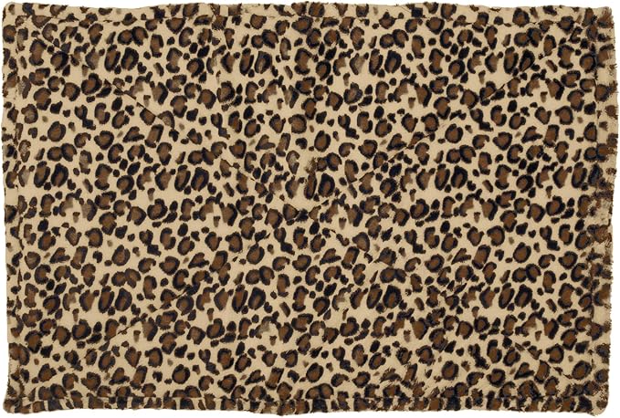 Furhaven ThermaNAP Self-Warming Cat Bed for Indoor Cats & Large/Medium Dogs, Washable & Reflects Body Heat - Quilted Faux Fur Reflective Bed Mat - Leopard, Large