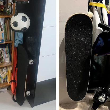 Upgraded Skateboard Wall Mount Skateboard Hanger, Skateboard and Longboard Wall Rack, Skate Board Holders-Lengthen