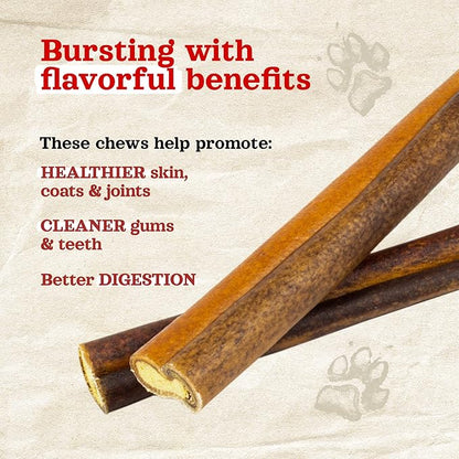 Natural Farm Chicken Stuffed Collagen Chews for Dogs with Real Chicken (6 Inch, 15-Pack), Rawhide-Free Collagen Sticks, Odor-Free Natural Dog Chews, Long Lasting, for Small, Medium, Large Dogs