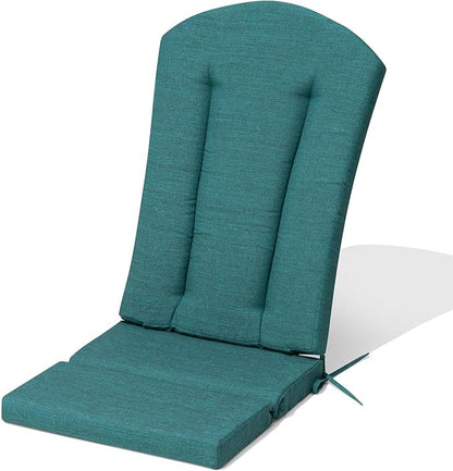 Crestlive Products Adirondack Chair Cushion Outdoor Rocking Chair Cushion Water Resistant 50x20 Inch High Back Patio Replacement Cushion, Malachite