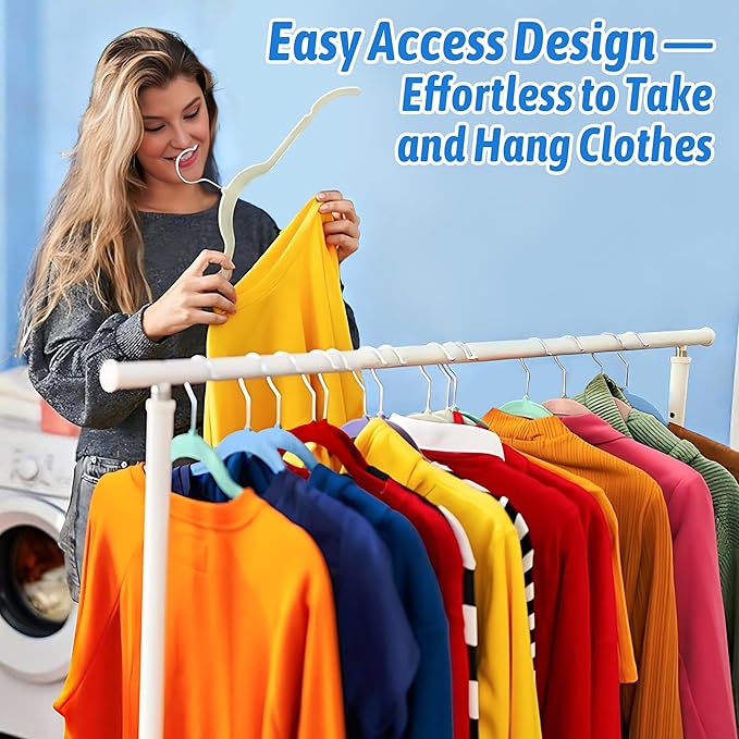 30 Pack Velvet Hangers Multicolor Set – Non-Slip Slim Flocked Clothes Hangers with Notches & 360° Swivel Hook, Space-Saving Felt Hangers for Dresses, Shirts, Coats