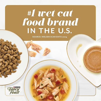 Fancy Feast Gems Pate Cat Food Mousse and a Halo of Savory Gravy Wet Cat Food Variety Pack - (Pack of 12) 4 oz. Boxes