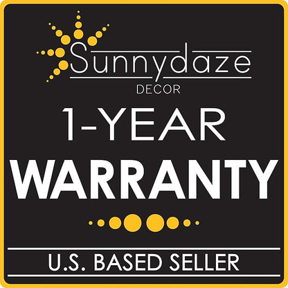 Sunnydaze Sunbrella 9-Foot Patio Umbrella with Auto Tilt and Crank - Rust Resistant Aluminum Pole