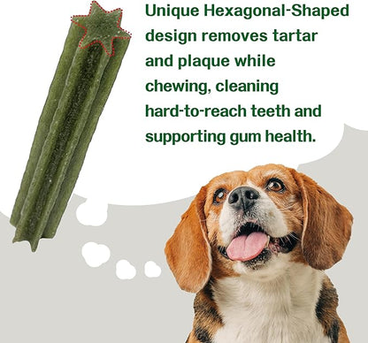 Afreschi Turkey Dental Sticks for Dogs, 2.2 lb – All Natural Dog Chews, USA-Sourced Trukey, Hypoallergenic, Long-Lasting Chew for Puppies and Adult Dogs, Grain-Free, Signature Series