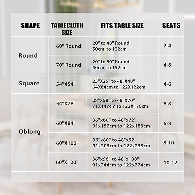 sancua 2 Pack Light Grey Tablecloth 60 x 120 Inch, Rectangle 8 Feet Table Cloth - Stain and Wrinkle Resistant Washable Polyester Table Cover for Dining Tables, Buffet Parties and Camping