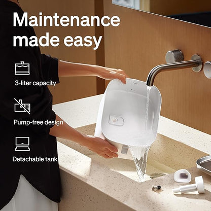 PETLIBRO Upgrade Cat Water Fountain, Dockstream 2 Smart App Monitoring Pet Water Fountain for Cats Indoor, 3L/101oz Cat Fountain Stainless Steel Tray for Drinking, 5G WiFi Auto Cat Water Dispenser Dog