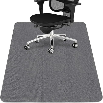 Sycoodeal Office Chair Mat for Hardwood Floor,Office Computer Gaming Chair Mat for Tile Floor,Large Floor Protector Rug,Anti-Slip,Easy to Clean,Grey(48"x60")