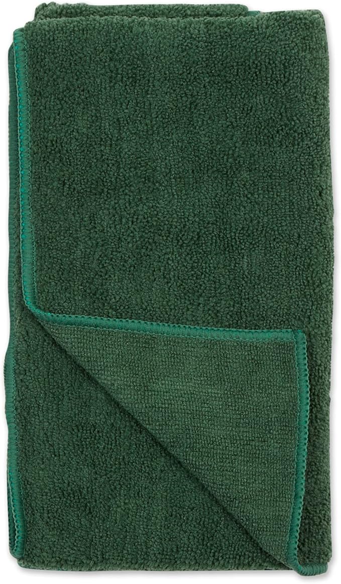 Bone Dry Pet Grooming Towel Collection Embroidered Absorbent Microfiber Drying Set, 15x30, Hunter Green, 3 Count (Pack of 2)