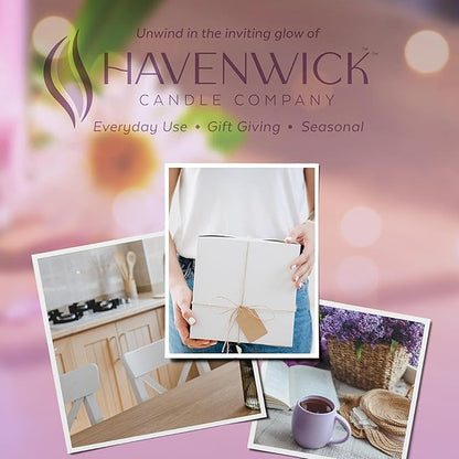 Havenwick First Bloom Soy Blend 22-oz Large Jar Candle, Long Lasting 110-130 Hour Burn Time with Single Cotton Wick, Relaxing Scented Candles for New Home Gift & Housewarming Parties