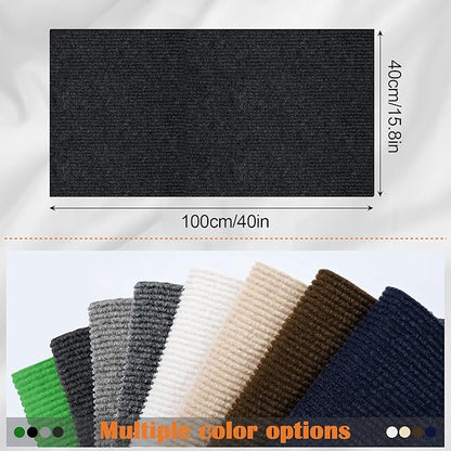 Cat Scratch Furniture Protector - 40" x 15.8" Trimmable Self-Adhesive Cats Claws Scratch Pads, DIY Cat Climbing Couch Protector for Scratch Post Cat Tree Replacement Indoor (Black)