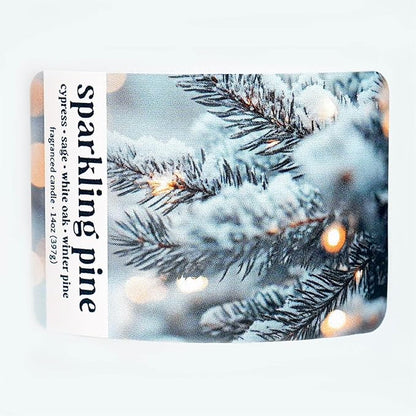 Colonial Candle Sparkling Pine Scented Candle, Holiday Scented Candle - Made in The USA