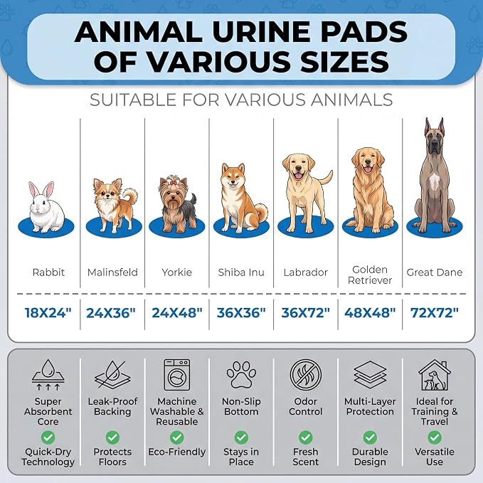 Washable Pee Pads for Dogs,Great Urine Absorbent Reusable Puppy Training Pads,Waterproof,Leak-Proof & Non-Slip Potty Pads for Whelping,Crate,Playpen,Bed.(Orange Amber Floral,24"x36")