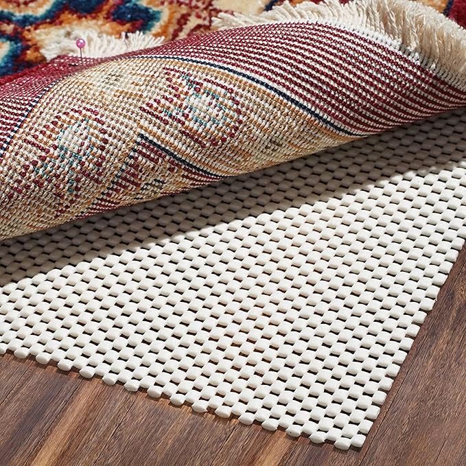 BAGAIL BASICS Non Slip Rug Pad Gripper 2.5 x 13 Feet Extra Thick Carpet Pads for Area Rugs and Hardwood Floors, Keep Your Rugs Safe and in Place