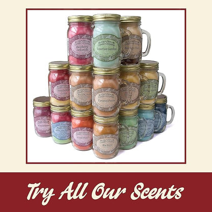 Our Own Candle Company, Buttercream Scented Mason Jar Candle, 100 Hour Burn Time, 13 Ounces