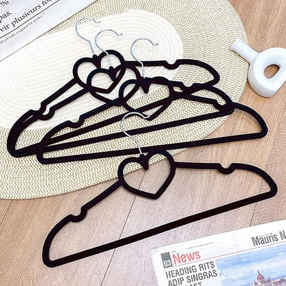 Velvet Hangers 20 Pack, 16" Non Slip Adult Hangers, Slim Clothes Hanger with 360 Degree Swivel Hook - Durable & Cute for Coats, Shirts, Dress (Black)
