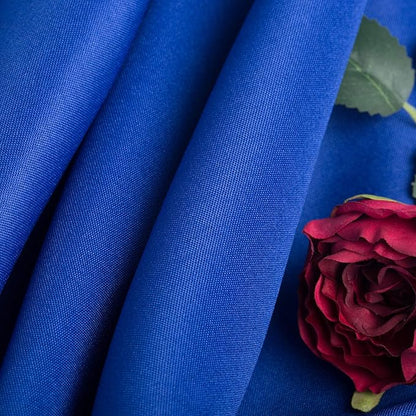 6 Pack Royal Blue Round Tablecloths 108 Inches Table Cloth Stain and Wrinkle Resistant Washable Polyester Table Cover Fabric for Party, Wedding,Dining,and Banquet Decoration