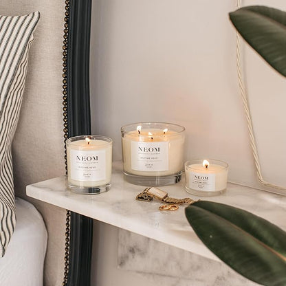 NEOM- Perfect Night's Sleep Scented Candle, Travel Size | Lavender & Jasmine | Essential Oil Aromatherapy Candle | Scent to Sleep