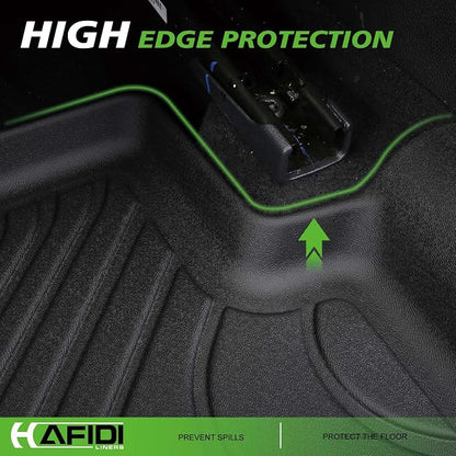 HAFIDI® Floor Mats & Cargo Liner Set Fit for 2024 2025 2026 Chevy Blazer EV &Honda Prologue All Weather Protection TPE Anti-Slip Full Set Floor Liners Custom Chevrolet Blazer Accessories - Black