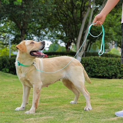 Waterproof Dog Collar, Easy to Clean Rubber Dog Collars with Quick Release Buckle Fits Small Medium or Large Dogs (Mint Green, S < 9.5-14.1 inch)