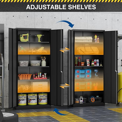 Metal Storage Cabinet-72” Tall Steel File Cabinet