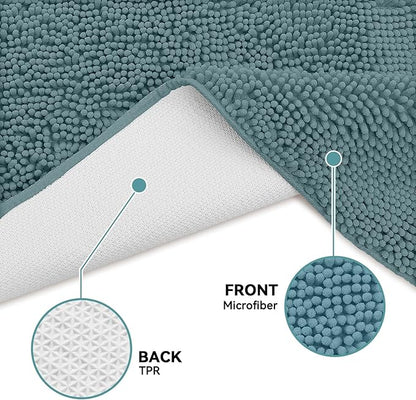Bcoimo Super Absorbent Cat Door Mat, 24"*17" Anti Slip Mat for Muddy Paws, Pet Rugs for Dirty Paws Washable That Absorbs Moisture and Dirt, for Cat Cage and Pet Resting Carpet