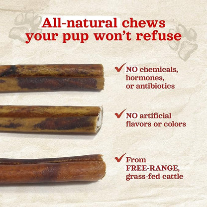 Natural Farm Chicken Stuffed Collagen Chews for Dogs (4-5 Inch, 10 Pack), Rawhide-Free Collagen Sticks, Odor-Free Natural Dog Chews, Long Lasting Treats for Small, Medium Dogs
