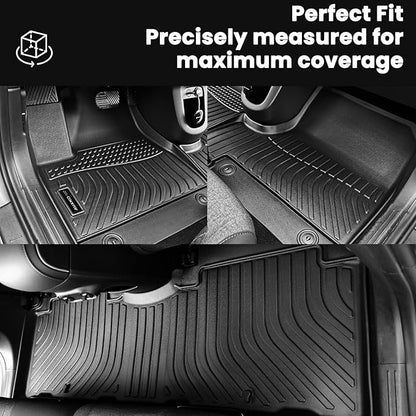 Auxko All Weather Floor Mats Cargo Liner Fit for Kia Sportage Hybrid 2023 2024 2025 (Not PHEV) TPE Rubber Sportage Accessories All Season Guard Odorless Anti-Slip Cargo Liner