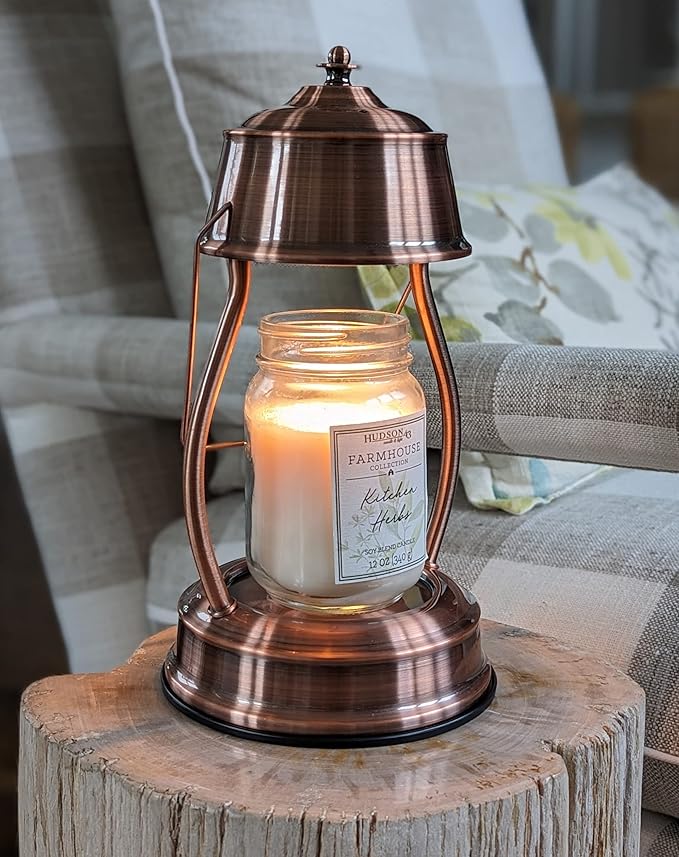 Our Copper Candle Warmer Lamp for Top-Down Scented Jar Candle Melting Will Compliment Your Home Decor. Add to Your Room Decor Aesthetic, Bedroom Decor, Living Room Decor. Gifts for Mom & Friends.