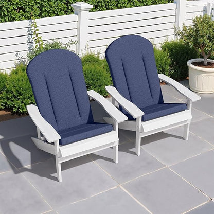 Crestlive Products Adirondack Chair Cushion Outdoor Rocking Chair Cushion Water Resistant 50x20 Inch High Back Patio Replacement Cushion, Sky
