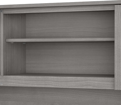 Bush Furniture File Drawer Accommodates Letter-Size documents While Box Drawer Stores Office Supplies and Utensils