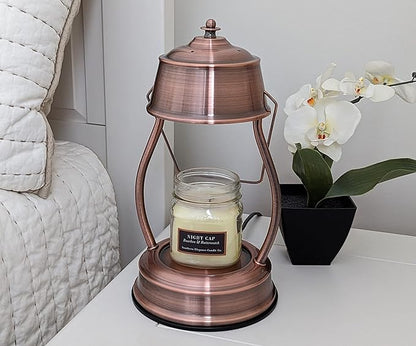 Our Copper Candle Warmer Lamp for Top-Down Scented Jar Candle Melting Will Compliment Your Home Decor. Add to Your Room Decor Aesthetic, Bedroom Decor, Living Room Decor. Gifts for Mom & Friends.