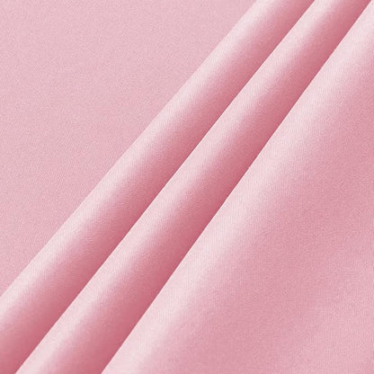 sancua 6 Pack Pink Tablecloth 60 x 102 Inch, Rectangle Table Cloth for 6 Feet Tables - Stain and Wrinkle Resistant Washable Polyester Table Cover for Dining Tables, Christmas Buffet Parties