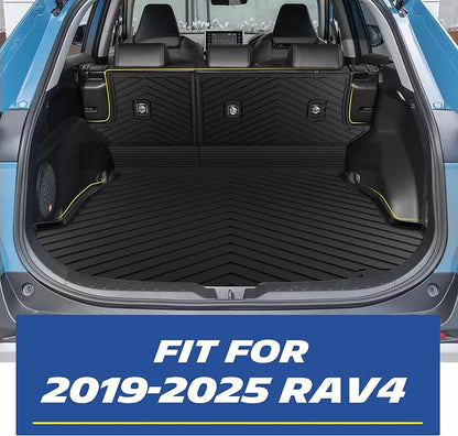 Michelin Vehicle Mats, Premier Series All-Weather TPE Custom Fit Liner for Toyota RAV4 Gas&Hybrid 2019-2025 Trunk Mat A(1 Piece)