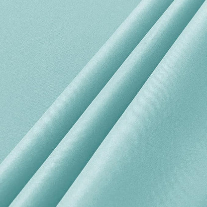 sancua 6 Pack Turquoise Tablecloth 60 x 102 Inch, Rectangle Table Cloth for 6 Feet Tables - Stain and Wrinkle Resistant Washable Polyester Table Cover for Dining Tables, Buffet Parties and Camping