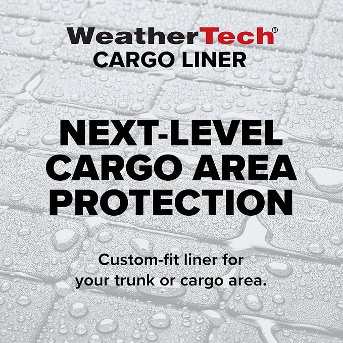WeatherTech Cargo Trunk Liner for Kia Sportage Hybrid, Sportage Plug-in Hybrid Behind 2nd Row (401694), Black