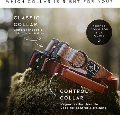 Made to ROAM Premium Dog Collar - Adjustable Heavy Duty Nylon Collar with Quick-Release Metal Buckle (California Horizon, Classic Size 4)