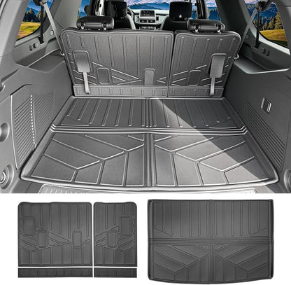 Cargo Liners for 2021-2026 Chevrolet Chevy Suburban/GMC Yukon XL Trunk Mat with 3rd Row Seat Back Cover Accessories, All Weather Rear Cargo Mat Backrest Protector(Only for XL,Not for Yukon)