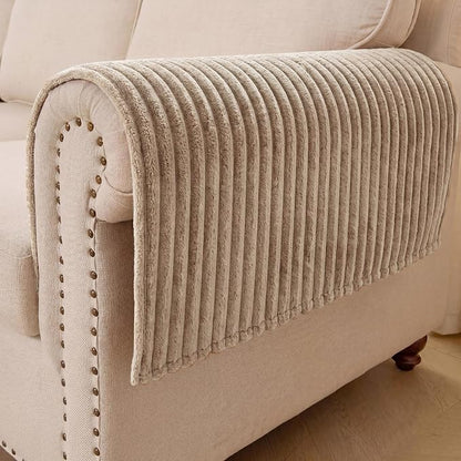 FUANGUI Waterproof Armrest Couch Cover for Dogs, Washable Backrest Cover | Soft Recliner Chair Protector, Cat Dog Armchair Armrest Cover Non-Slip Couch Covers Sofa Pet Friendly