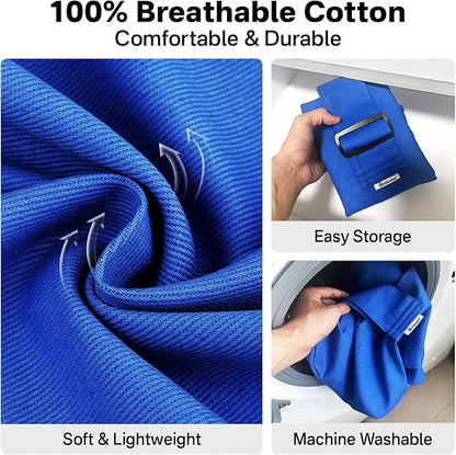 Cat Carrier Pouch, Bonding Care & Stress-Free Calm, Soft Cat Carrier Bag for Adult Cats 10–20 lbs, Restraint Bag for Vet Visits, Grooming & Everyday Care – Klein Blue