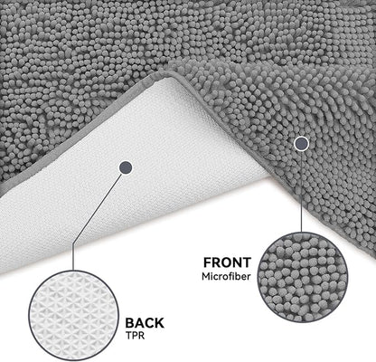 Bcoimo Super Absorbent Dog Door Mat, 48"*30" Anti Slip Mat for Muddy Paws, Pet Rugs for Dirty Paws Washable That Absorbs Moisture and Dirt, for Dog Cage and Pet Resting Carpet