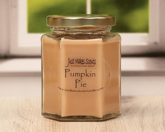 Pumpkin Pie Scented Blended Soy Candle by Just Makes Scents (8 oz)