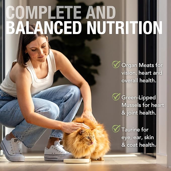 Feline Natural New Zealand Canned Catfood Wet Food, High-Meat, Low-Carb, & Grain Free Cat Food Wet, Chicken & Lamb Feast, 3 oz, Pack of 24