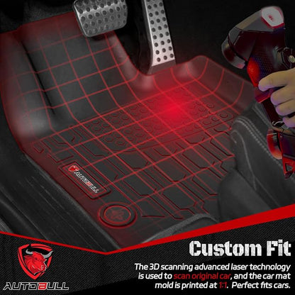 Floor Mats & Cargo Liner Compatible with 2016-2022 Mercedes Benz GLC Cargo Mat, Full Set All Weather Protection 1st, 2nd Row Car Liners & Trunk Mat, Black