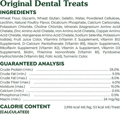 Greenies Original Petite Dental Dog Treats, 36 oz. Pack (60 Treats)