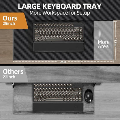 59 Inch L Shaped Standing Desk with Shelves and Keyboard, Electric Corner Standing Desk Adjustable Height, Sit Stand Computer Table with Reversiable Splice Board,Black Carbon Top