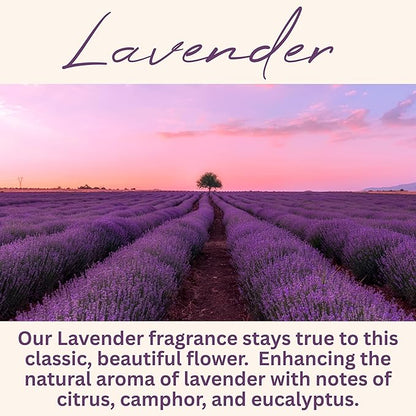 Lavender Scented Candle, Many Scents to Choose from, All Natural Non-Toxic Soy Wax, Handmade in The USA (Lavender)