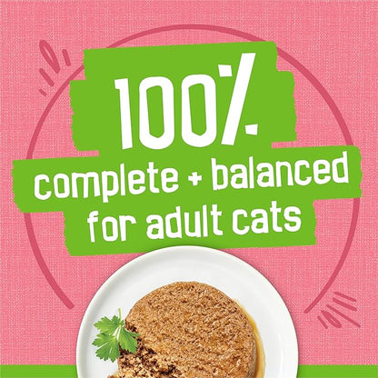Purina Friskies Wet Cat Food Pate, Pate Salmon Dinner - (Pack of 24) 5.5 oz. Cans