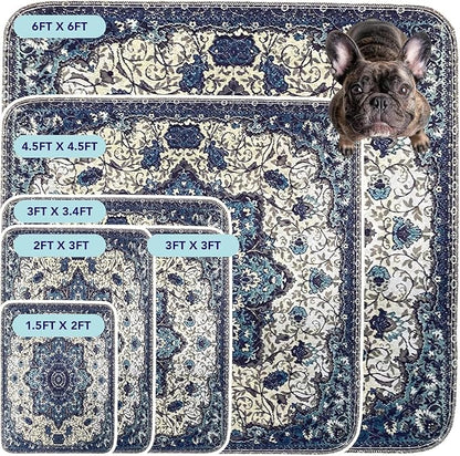PUPIBOO Washable Pee Pads for Dogs and Cats - Super Absorbent Reusable Puppy Training Pads - 100% Waterproof, Leak-Proof & Non-Slip Whelping Pads for Pet Housebreaking